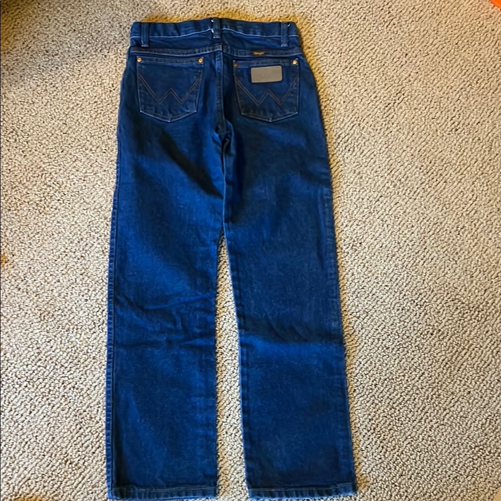 Boy’s Wrangler Blue Jeans 14 Reg 13MWZ